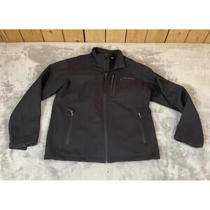 Free Country Mens Black Full Zip Jacket Size L